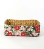 (1Pc) Multicolor Seagrass Handmade Eco-Friendly Table Organizer & Storage Basket