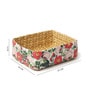 (1Pc) Multicolor Straw Rectangular Storage Basket & Wardrobe Organiser