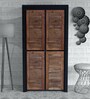 Durham Solid Wood 2 Door Wardrobe In Dual Tone Finish