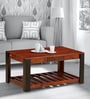 Deux Solid Wood Coffee Table in Dual Tone Finish