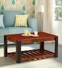 Deux Solid Wood Coffee Table in Dual Tone Finish