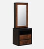 Deux Solid Wood Dressing Cabinet in Dual Tone Finish