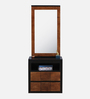 Deux Solid Wood Dressing Cabinet in Dual Tone Finish