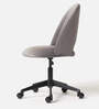 Deva Velvet Guest Chair In Dark Grey Colour