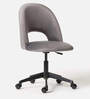 Deva Velvet Guest Chair In Dark Grey Colour