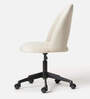 Deva Velvet Guest Chair In Off White Colour
