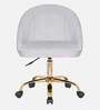 Deva Velvet Guest Chair In Light Grey Colour