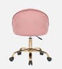 Deva Velvet Guest Chair In Pink Colour