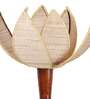 Bamboo rose wooden floor lamp