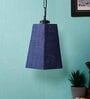 Devansh Blue Jute  Pyramidhanging Single Hanging Lamp