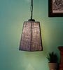 Devansh Blue Jute  Pyramidhanging Single Hanging Lamp