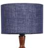 Blue Jute Wooden floor Lamp