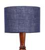 Blue Jute Wooden floor Lamp