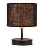 Devansh Iron  Table Lamp With Black Jute Shade