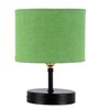Devansh Iron  Table Lamp With Green Jute Shade