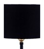 Devansh Iron Table Lamp With Black Cotton  Shade
