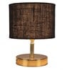 Devansh Metal table lamp with Black Jute Shade