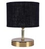 Devansh Metal table lamp with Black Jute Shade
