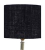 Devansh Metal table lamp with Black Jute Shade