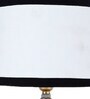 Erika Multicolour Cottan Fabric Shade Night Lamp With Metal Base
