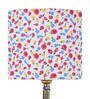 Devansh Metal table lamp with Multicolor  cotton  Shade
