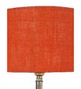 Montage Orange Jute Shade Night Lamp With Metal Base