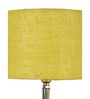Devansh Metal table lamp with Yellow Jute Shade