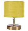 Devansh Metal table lamp with Yellow Jute Shade