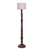 Multicolor Cotton Wooden floor Lamp