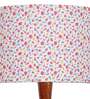 Multicolor Cotton Wooden floor Lamp