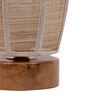 Dholak Natural Shade Table Lamp With Cotton Base