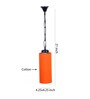 Devansh Orange Cotton Cylindrical Hanging Single Hanging Lamp