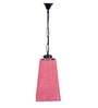 Devansh Pink Jute  Pyramid  Hanging Single Hanging Lamp