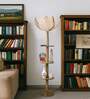 Devansh Rose Bamboo Shade with wood Floor Lamp