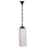 Devansh White Jute Cylindrical Hanging Single Hanging Lamp