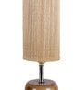 Devansh Wood Table Lamp With Bamboo Shade