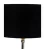 Devansh Wood Table Lamp With Black Cotton Shade