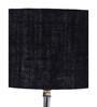 Devansh Wood Table Lamp With Black Jute Shade