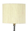 Devansh Wood Table Lamp With Off-White Cotton  Shade