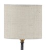 Devansh Wood Table Lamp With White Jute Shade