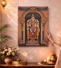 Devi Meenakshi Tanjore Stretched Canvas Painting