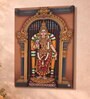 Devi Meenakshi Tanjore Stretched Canvas Painting