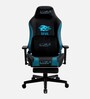 Devil Leatherette Gaming Chair in Black & Blue Colour