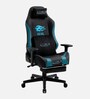 Devil Leatherette Gaming Chair in Black & Blue Colour