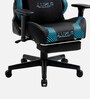 Devil Leatherette Gaming Chair in Black & Blue Colour