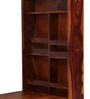 Devin Study Table With Book Rack in Honey Colour