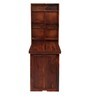 Devin Study Table With Book Rack in Honey Colour