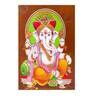 Devine Lord Ganesha Self Adhesive Wall Poster for Home Decor(Vinyl, 24 x 36 Inch)
