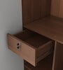 Dew 3 Door Dresser Wardrobe In Walnut Rigato Finish