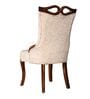 Dewsbury Solid Wood Dining Chair In Beige Colour Set Of 2